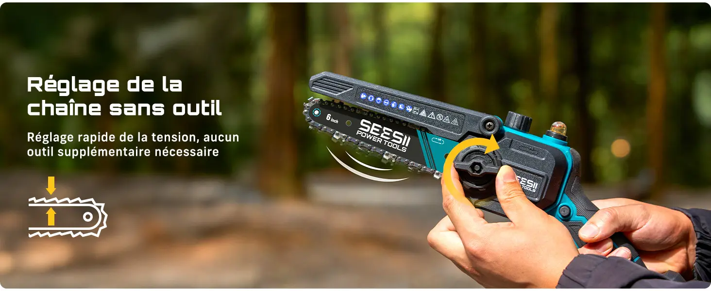Tronçonneuse électrique 2 x 4,0 — contenu détaillé 5