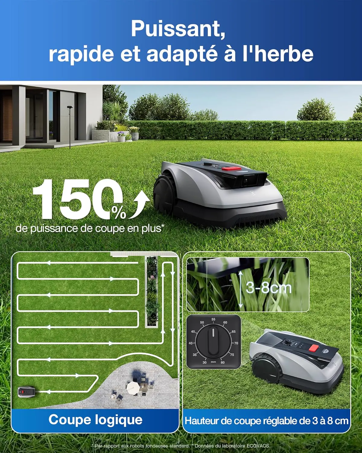 Robot tondeuse 600 m² vue 8