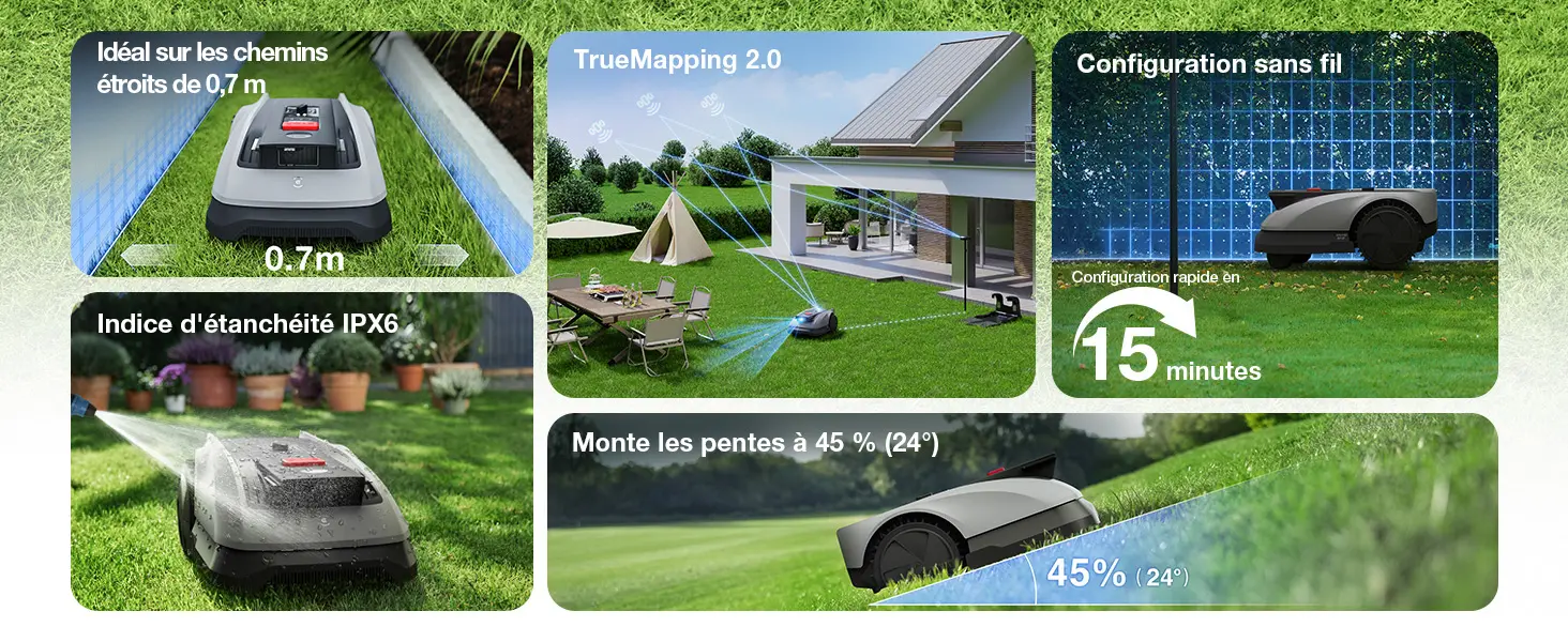 Robot tondeuse 600 m² — contenu détaillé 2