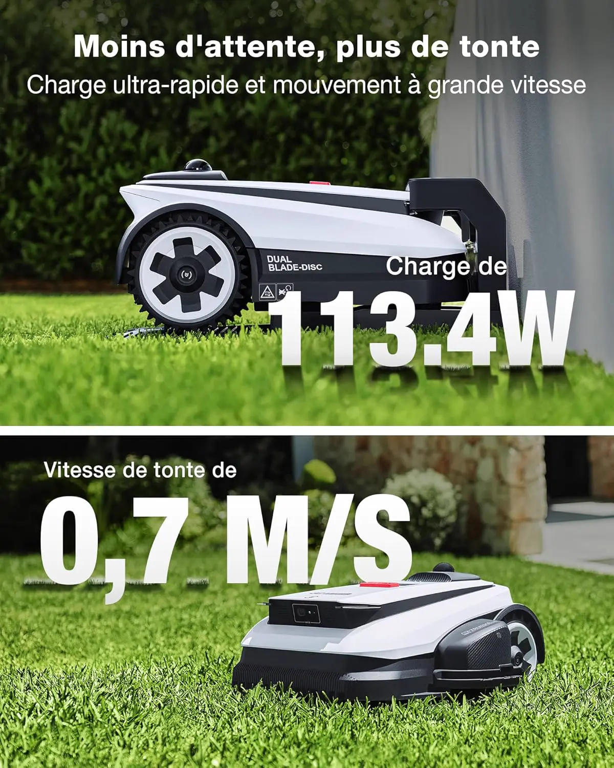 Robot tondeuse 1600 m² vue 6