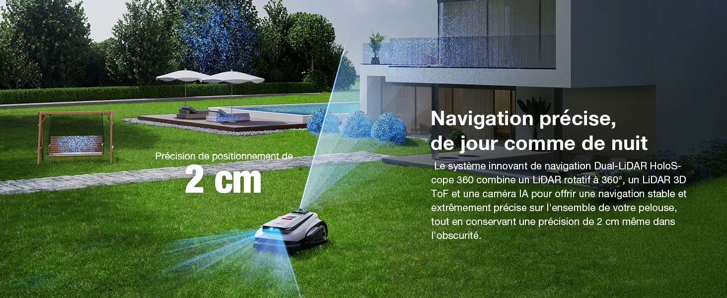 Robot tondeuse 1600 m² — contenu détaillé 12