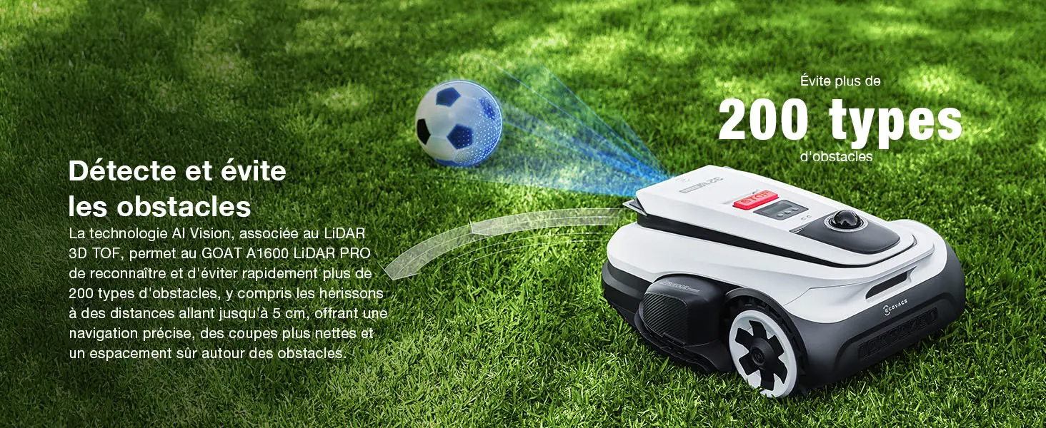 Robot tondeuse 1600 m² — contenu détaillé 16