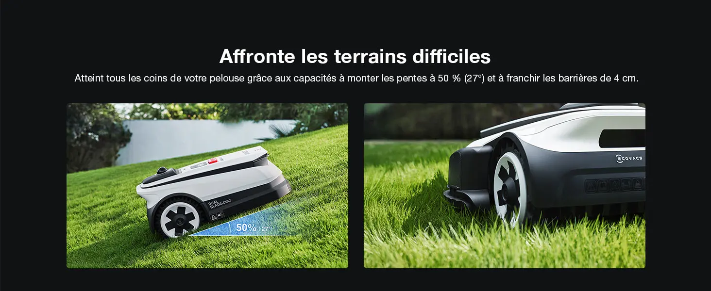 Robot tondeuse 1600 m² — contenu détaillé 17