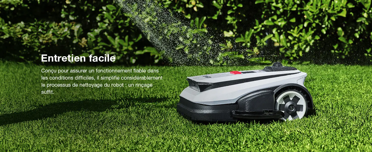 Robot tondeuse 1600 m² — contenu détaillé 18