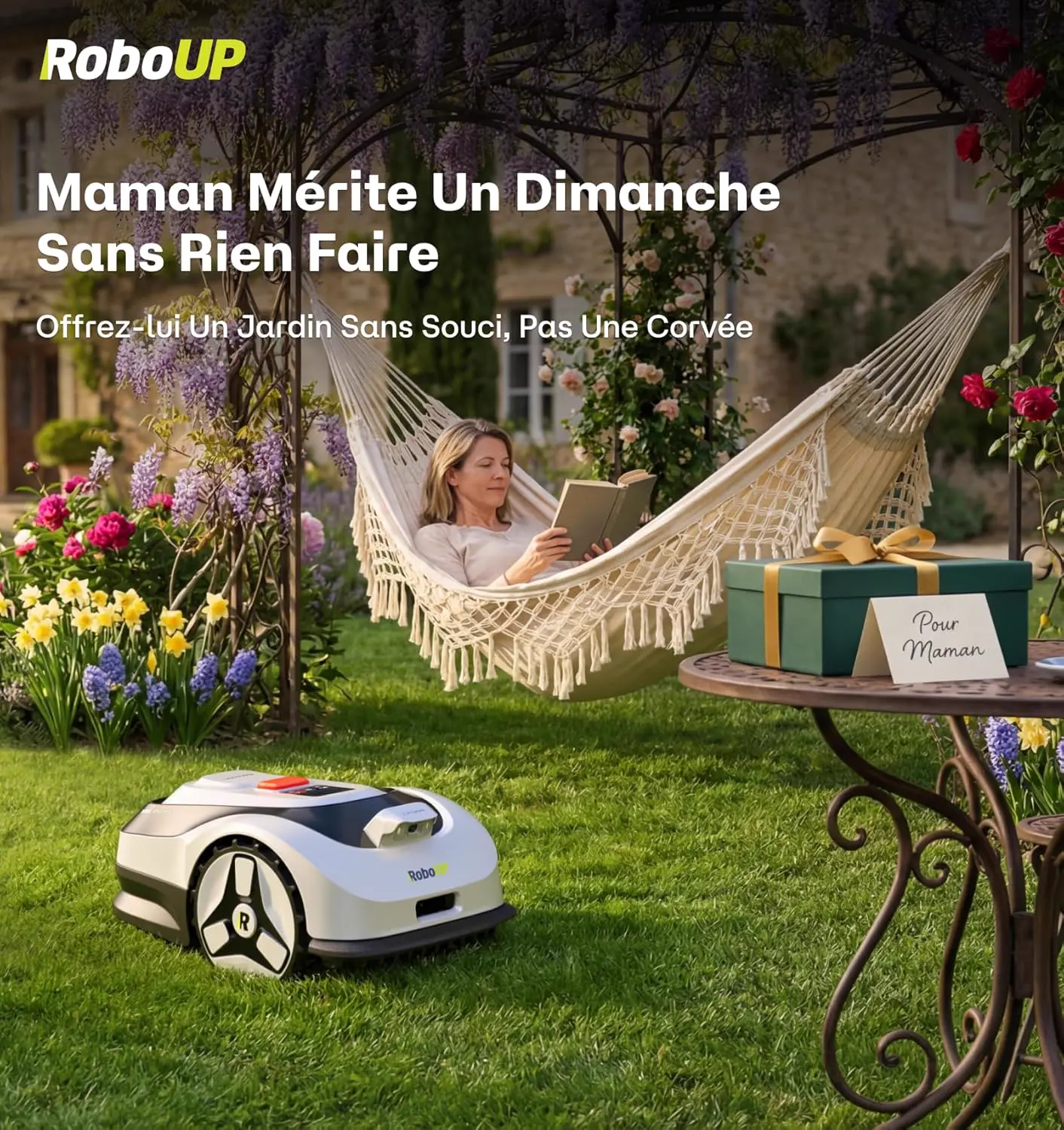 Robot tondeuse 600m² vue 2