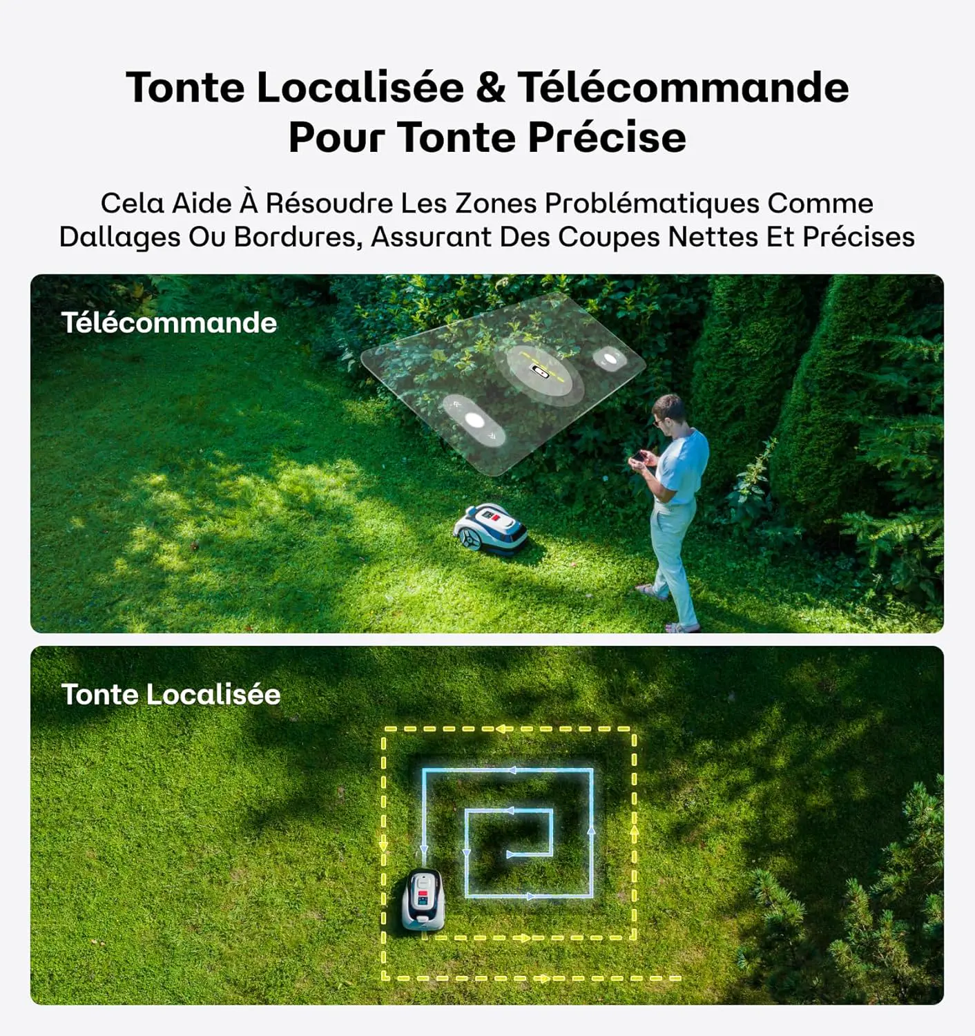 Robot tondeuse 600m² vue 7