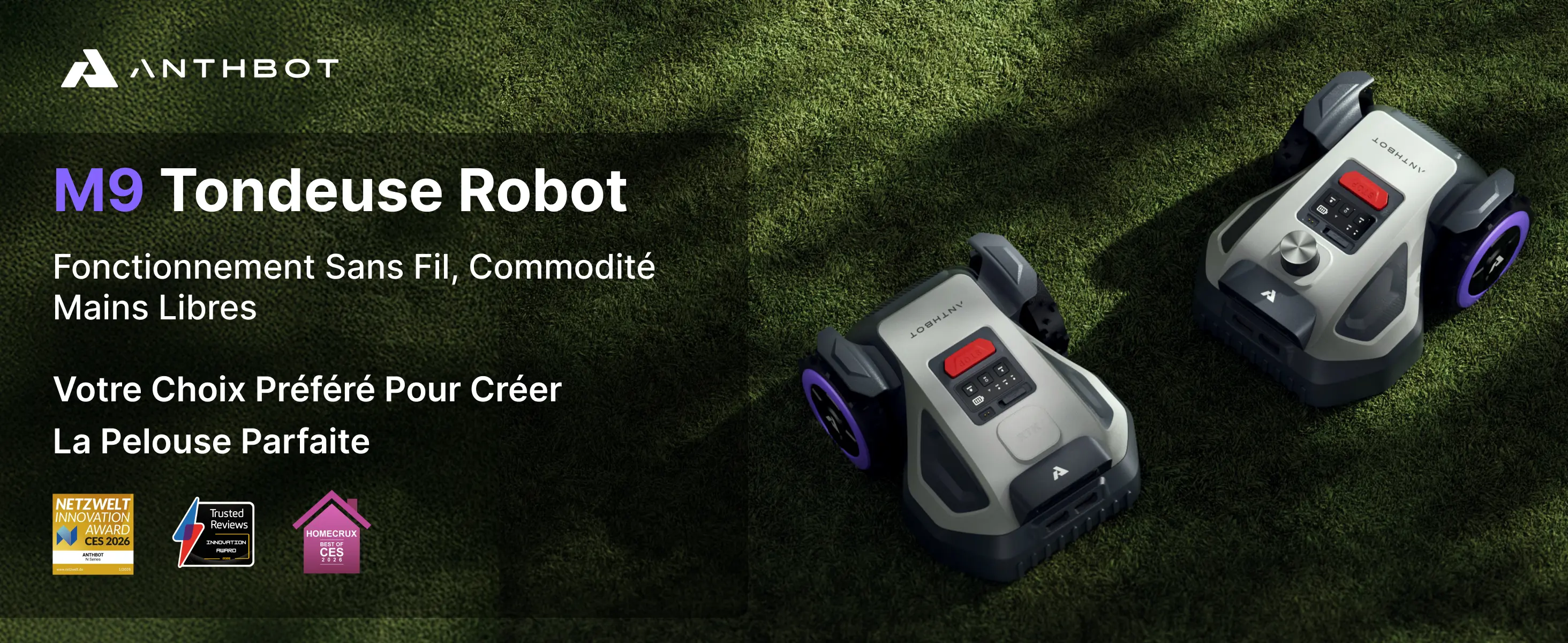 Robot tondeuse 1000 m² — contenu détaillé 1