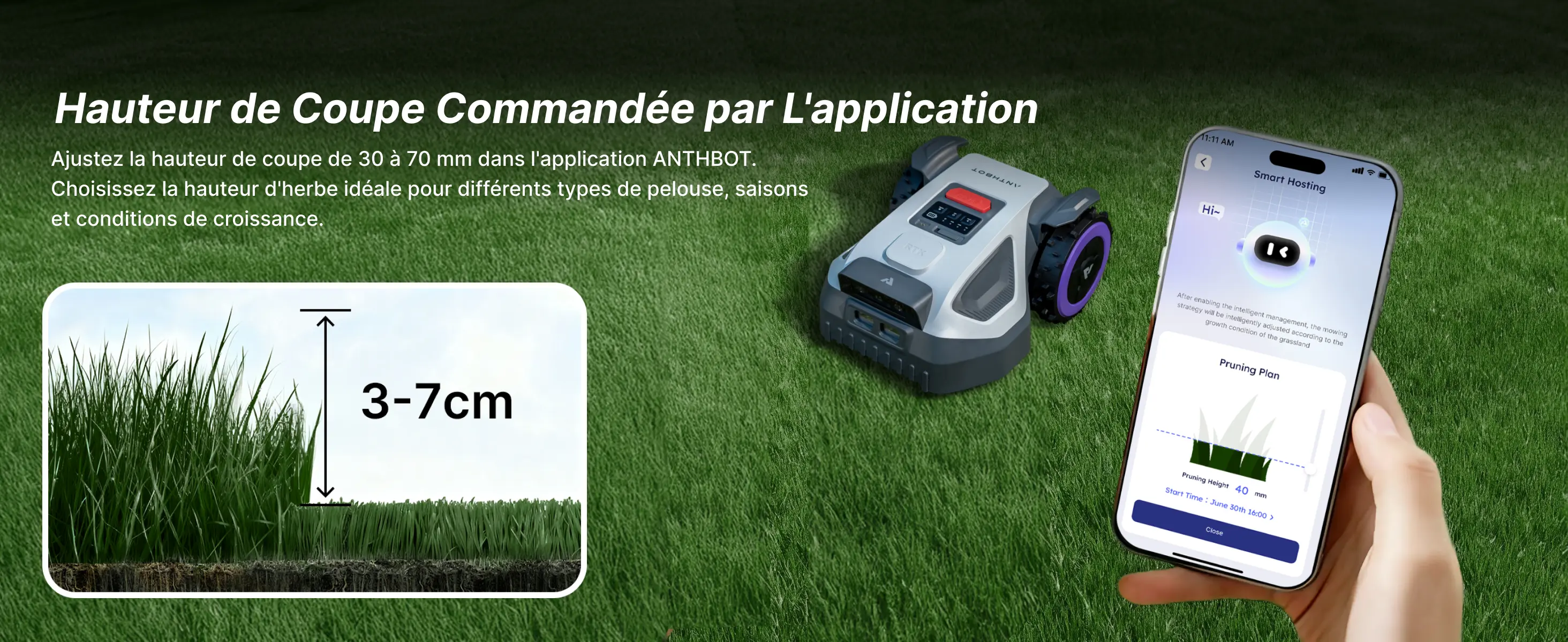 Robot tondeuse 1000 m² — contenu détaillé 3