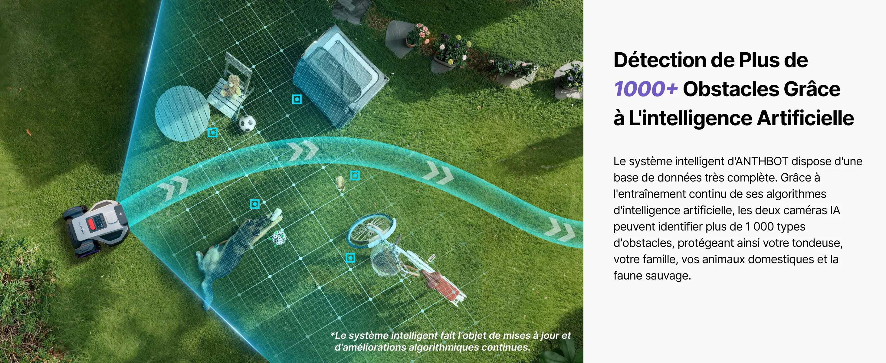 Robot tondeuse 1000 m² — contenu détaillé 11