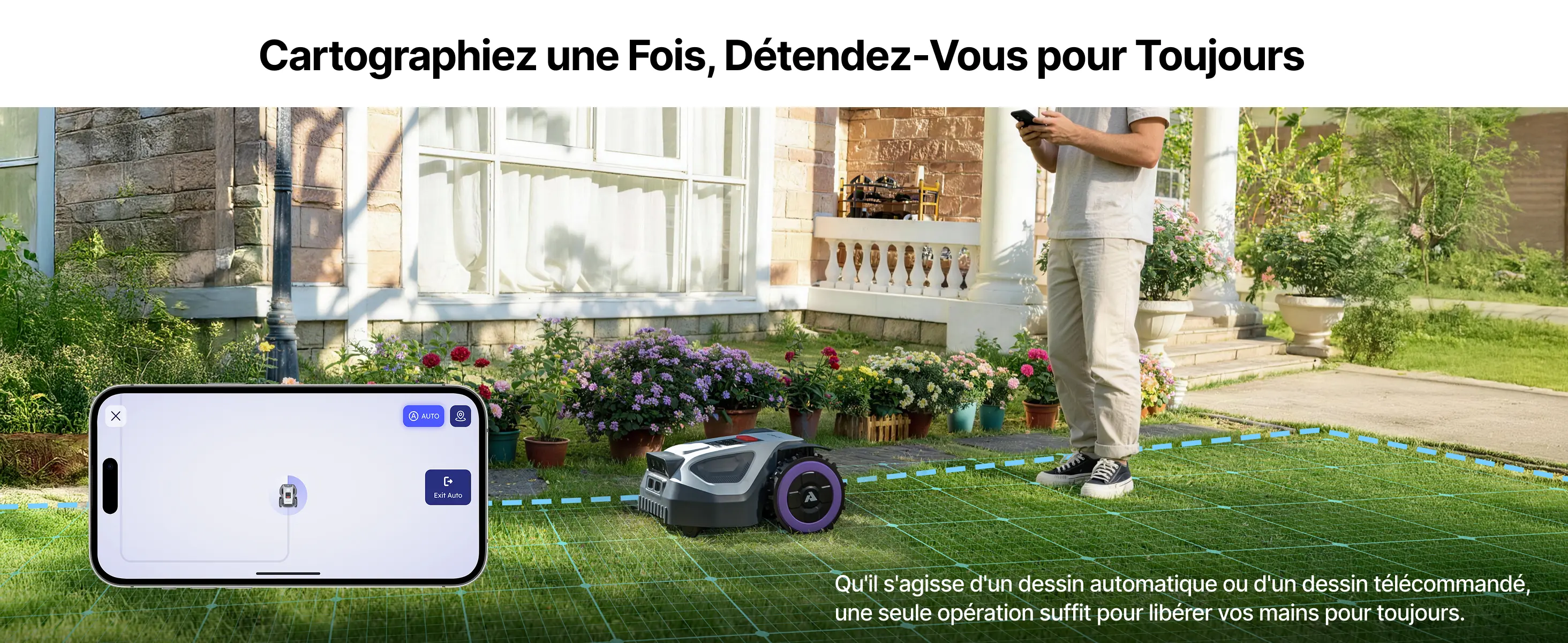 Robot tondeuse 1000 m² — contenu détaillé 12