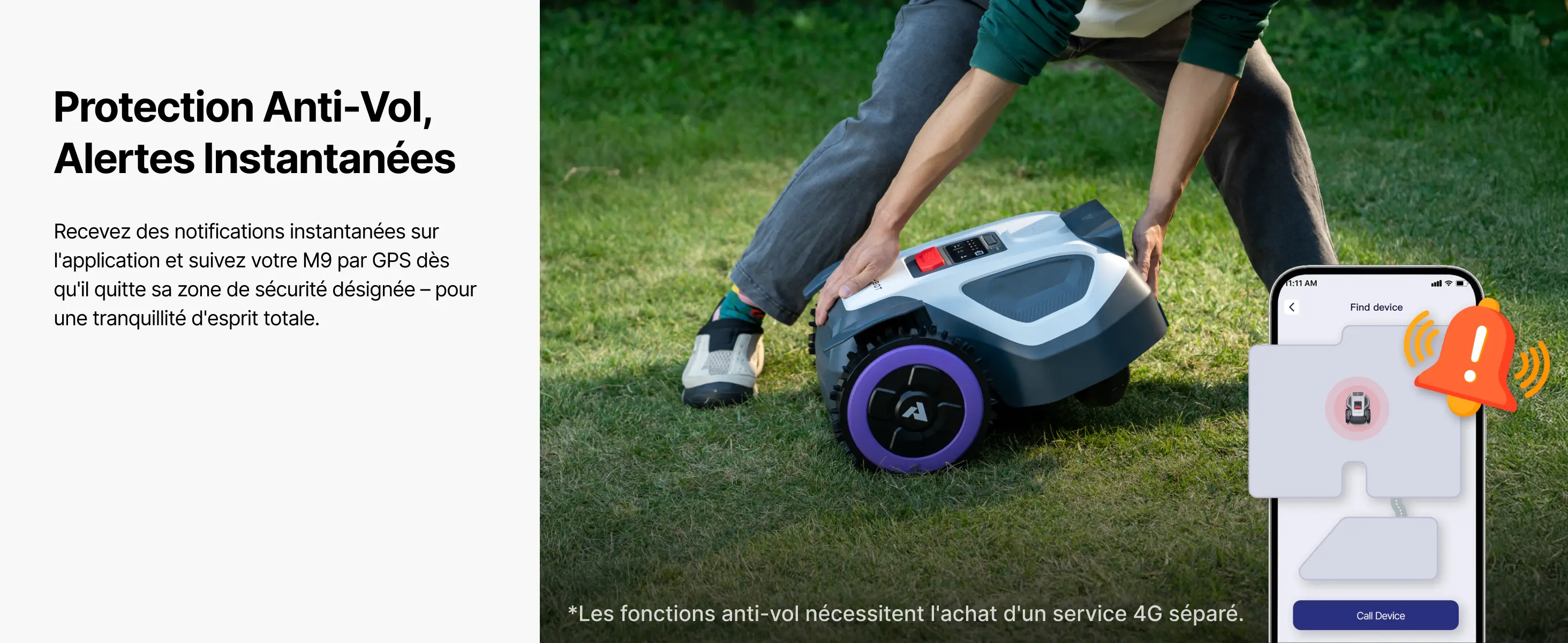 Robot tondeuse 1000 m² — contenu détaillé 14
