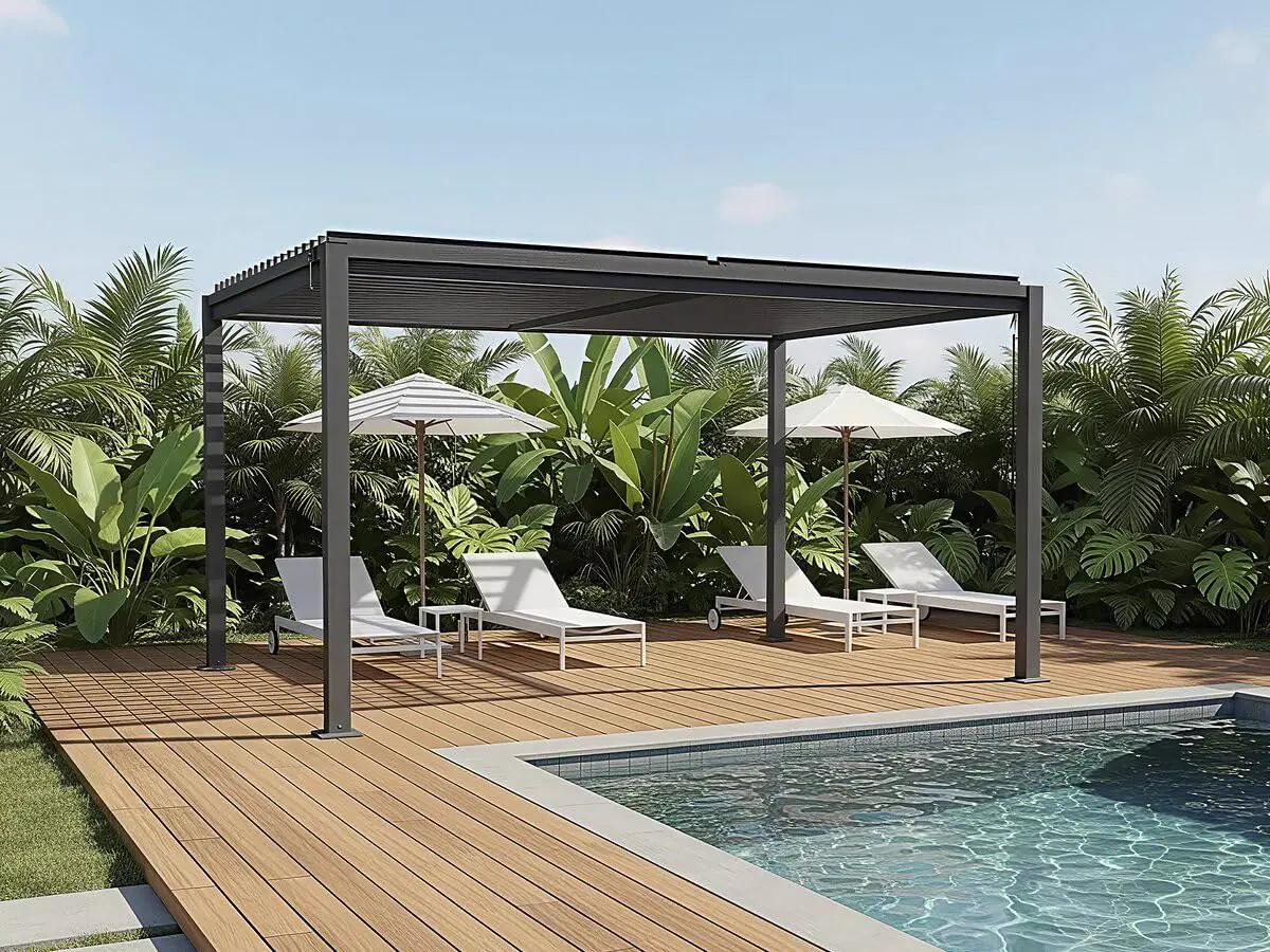 Pergola 3 x 4 m vue 2