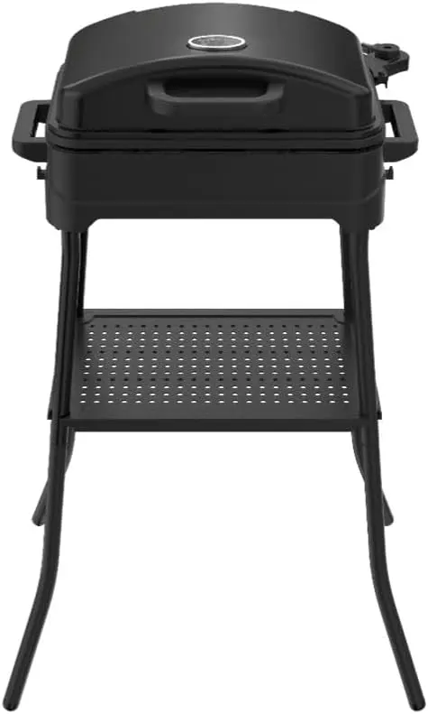 Barbecue électrique en métal noir 45x30cm vue 2