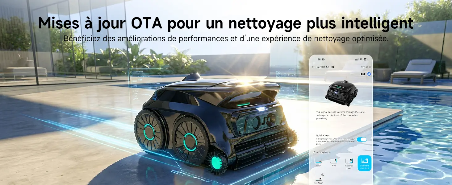 Robot piscine noir 107 m² — contenu détaillé 7