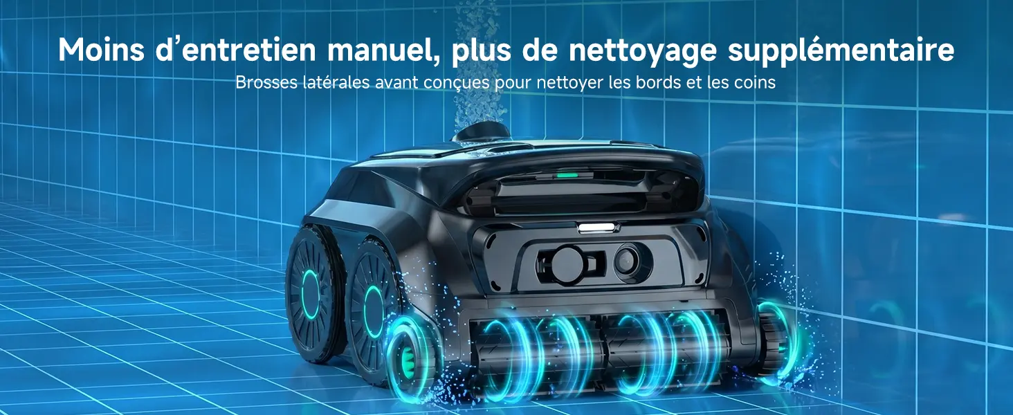 Robot piscine noir 107 m² — contenu détaillé 9