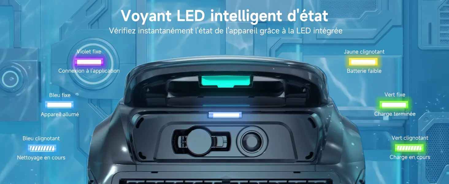 Robot piscine noir 107 m² — contenu détaillé 10