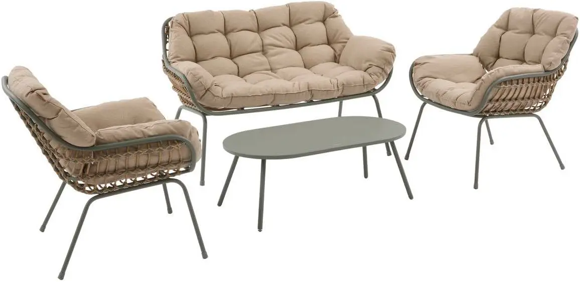 Hesp ride - Salon de Jardin Paopao Laurier Beige 4