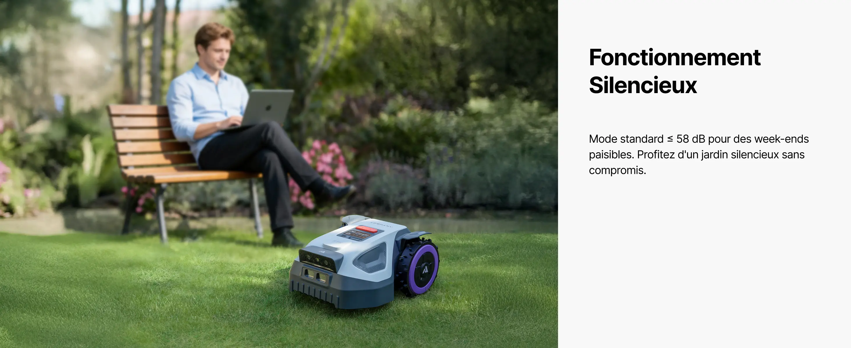 Robot tondeuse ANTHBOT Tondeuse Robot sans Fil M9 — contenu détaillé 20