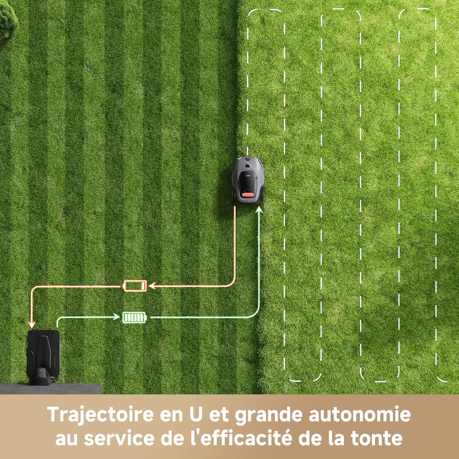 Robot tondeuse 800 m² vue 6