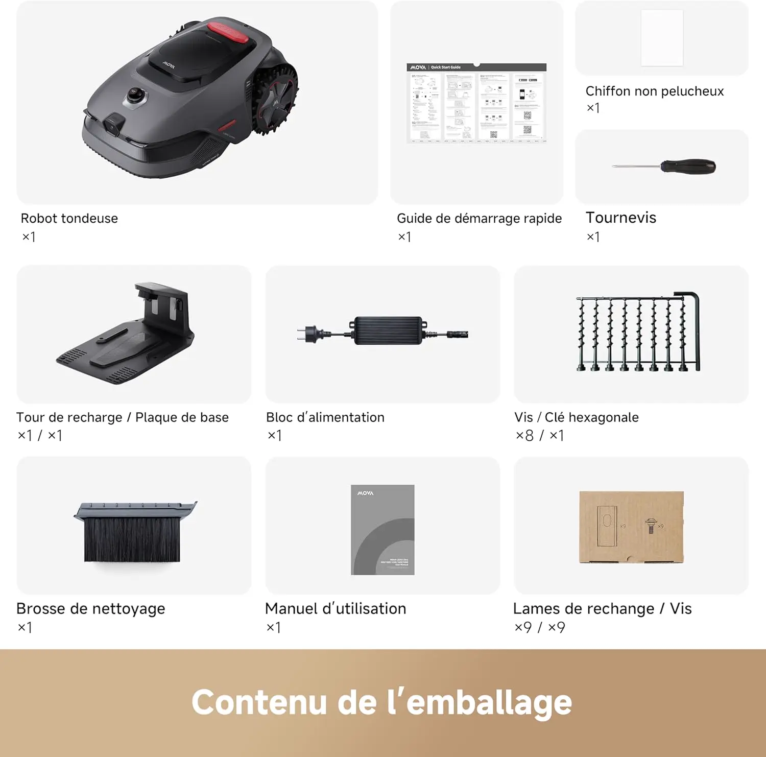Robot tondeuse 800 m² vue 11