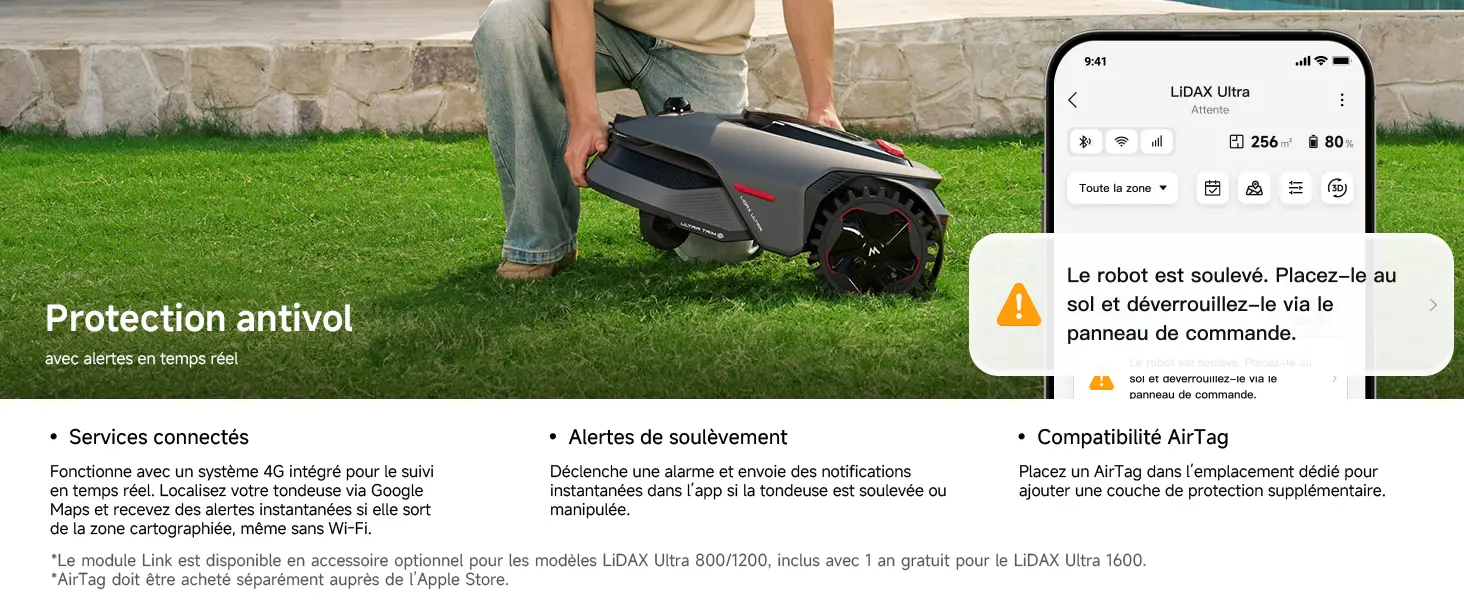 Robot tondeuse 800 m² — contenu détaillé 18