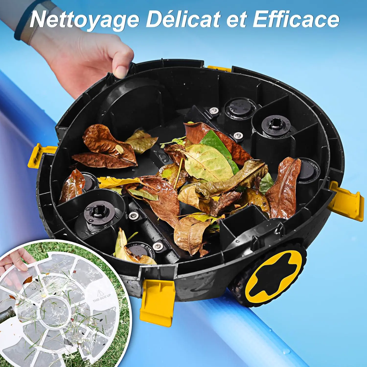 Robot piscine sable 110 m² vue 6