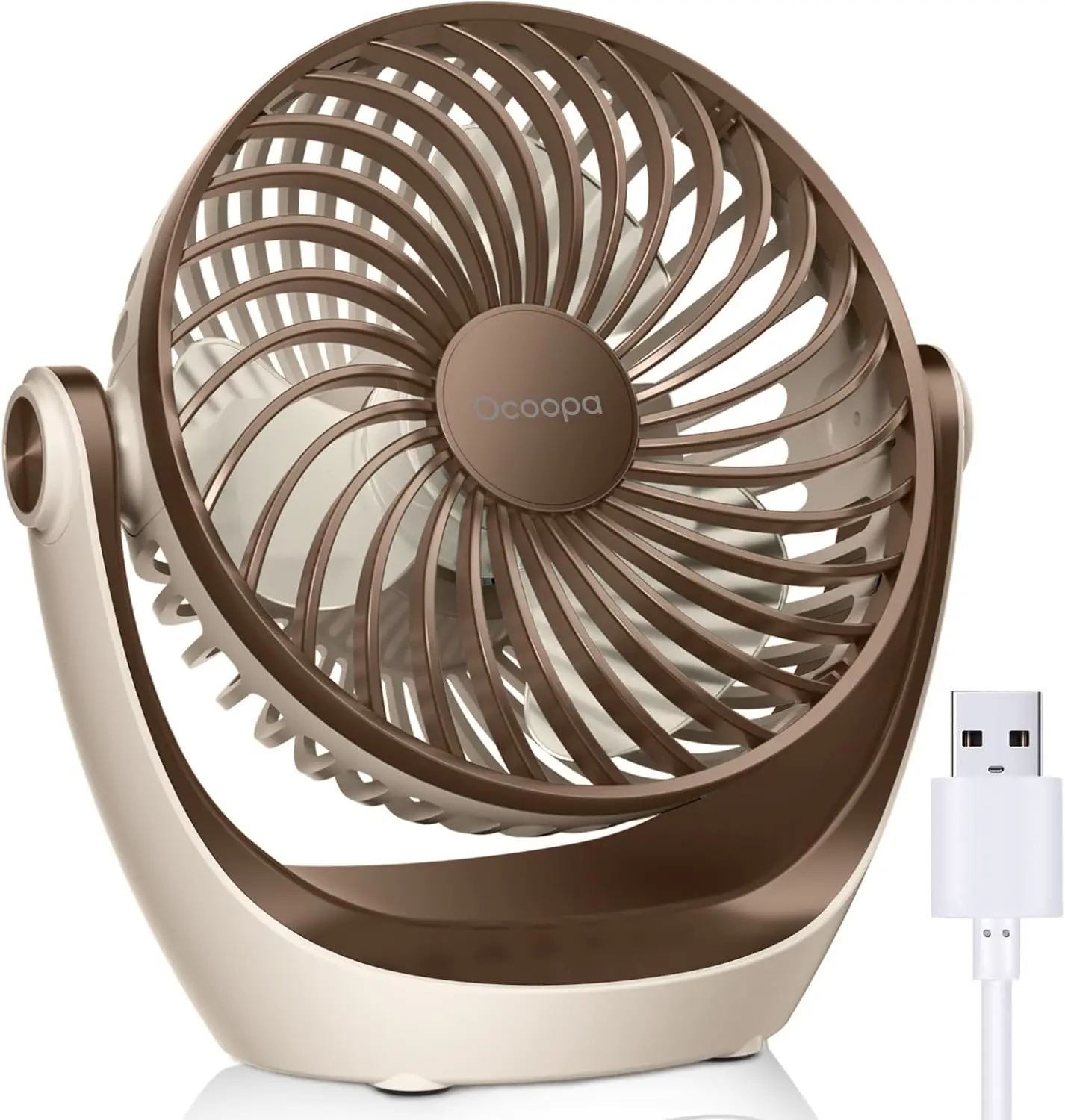 OCOOPA Ventilateur USB, ventilateur de table USB avec flux d'air fort