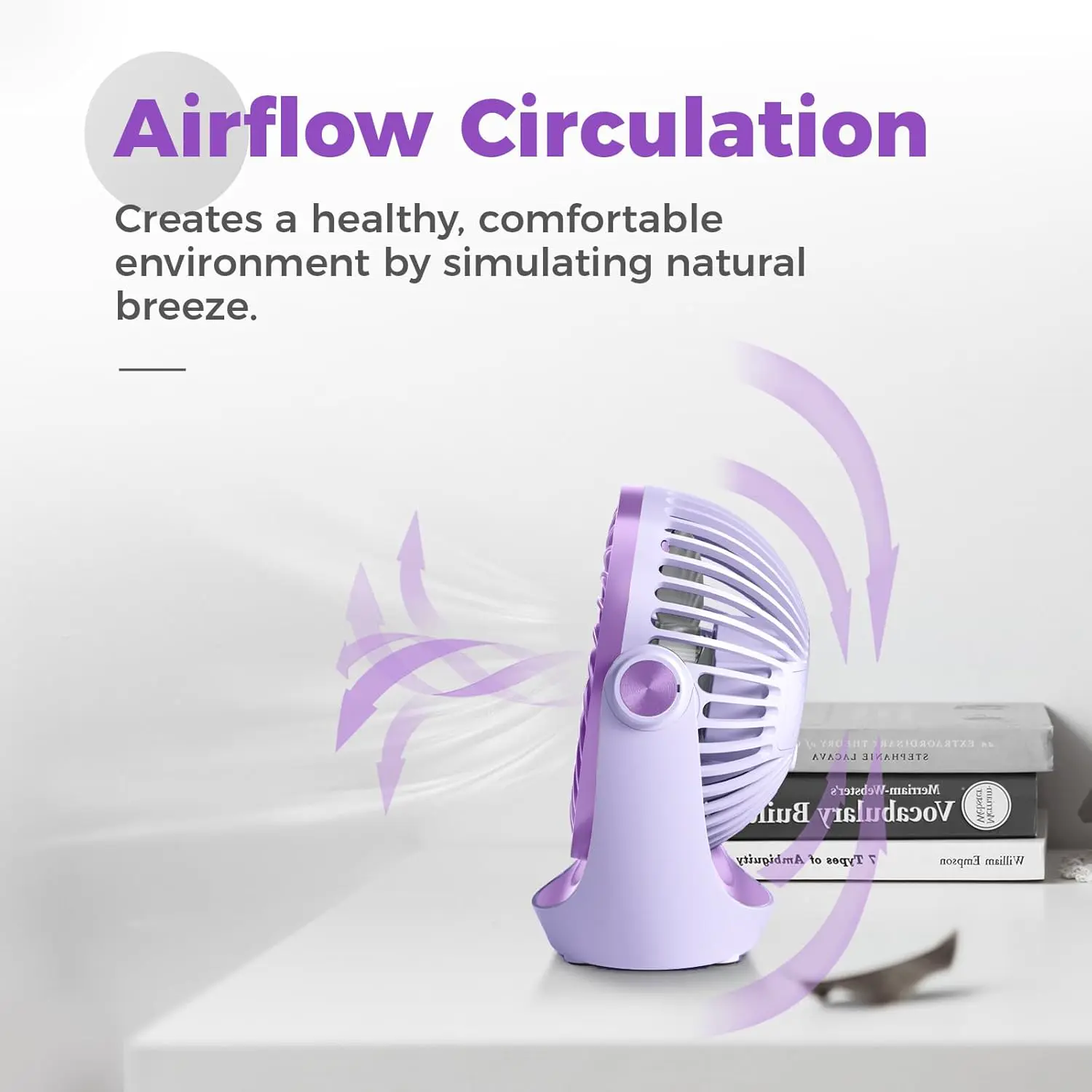 Ventilateur OCOOPA Ventilateur USB - Petit ventilateur de tabl… vue 2