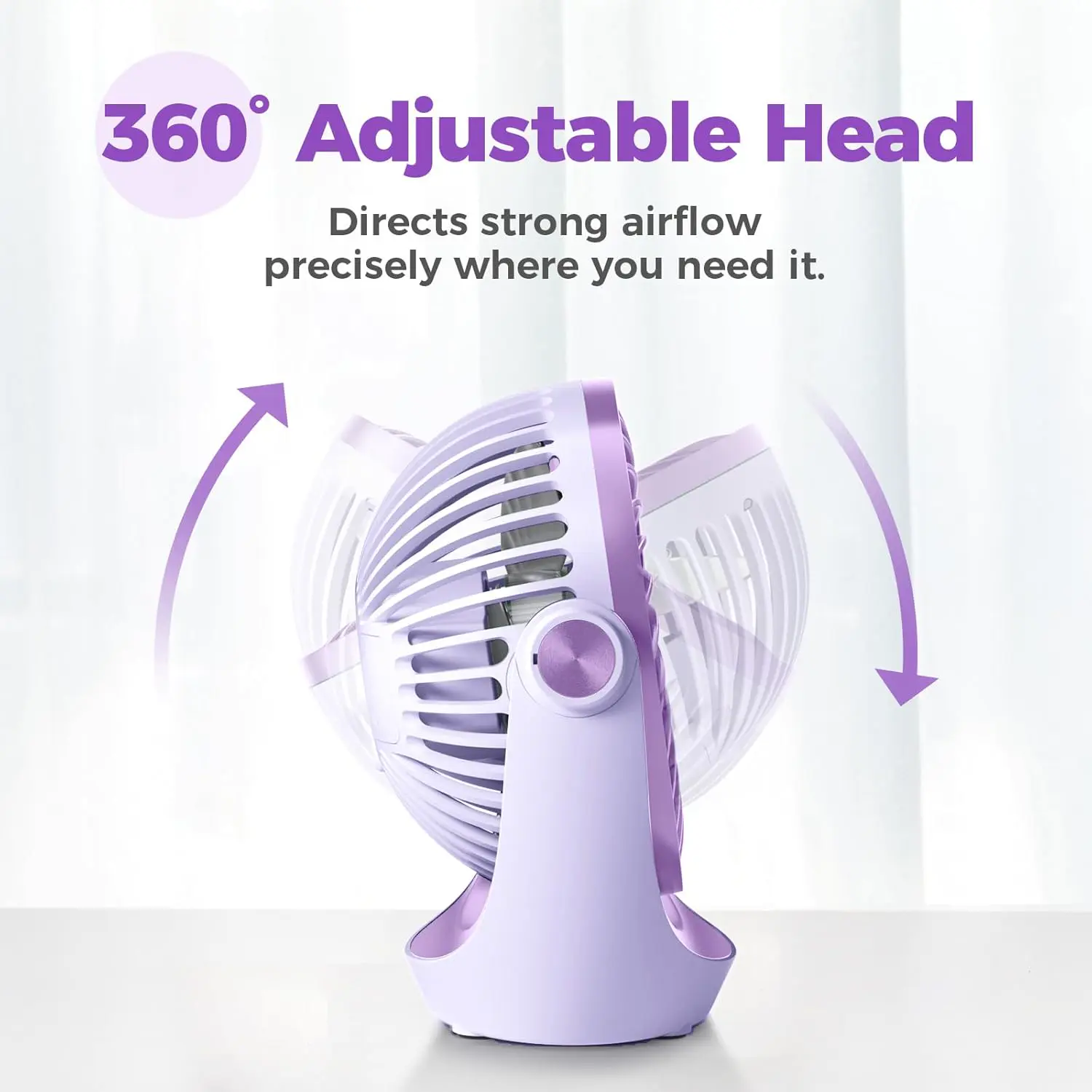Ventilateur OCOOPA Ventilateur USB - Petit ventilateur de tabl… vue 3