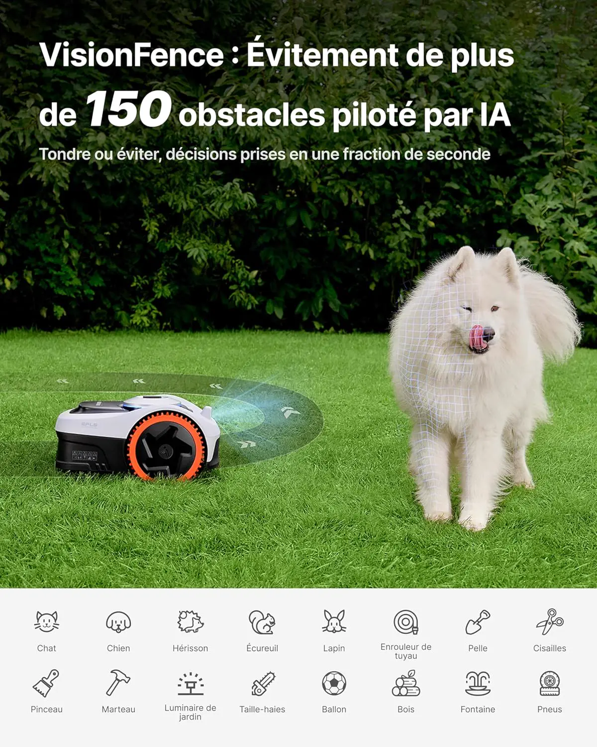 Robot tondeuse 500 m² vue 6