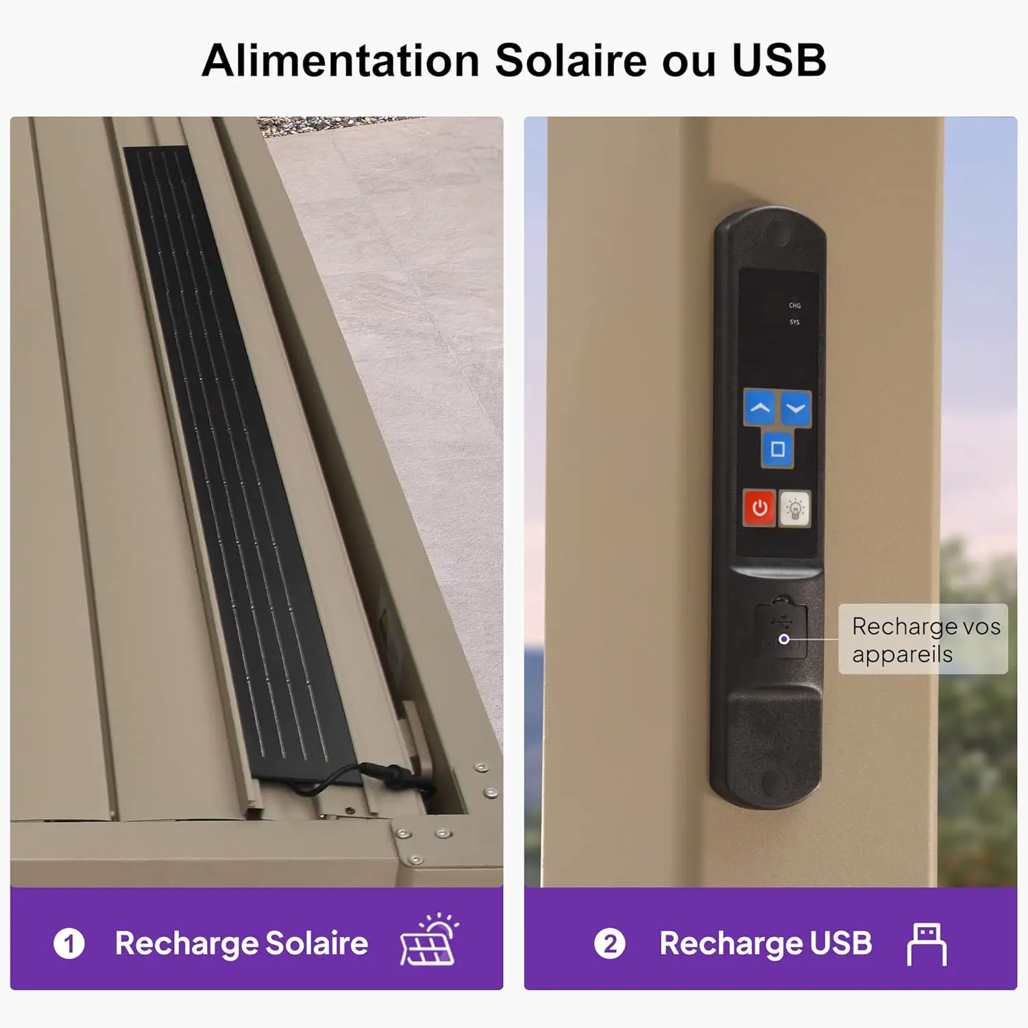 Pergola en aluminium 24 m² vue 3