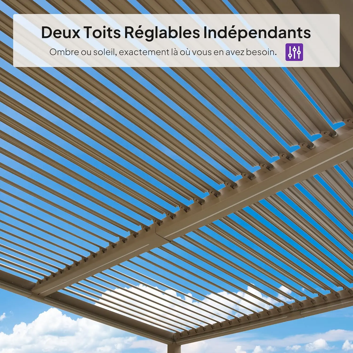 Pergola en aluminium 24 m² vue 8