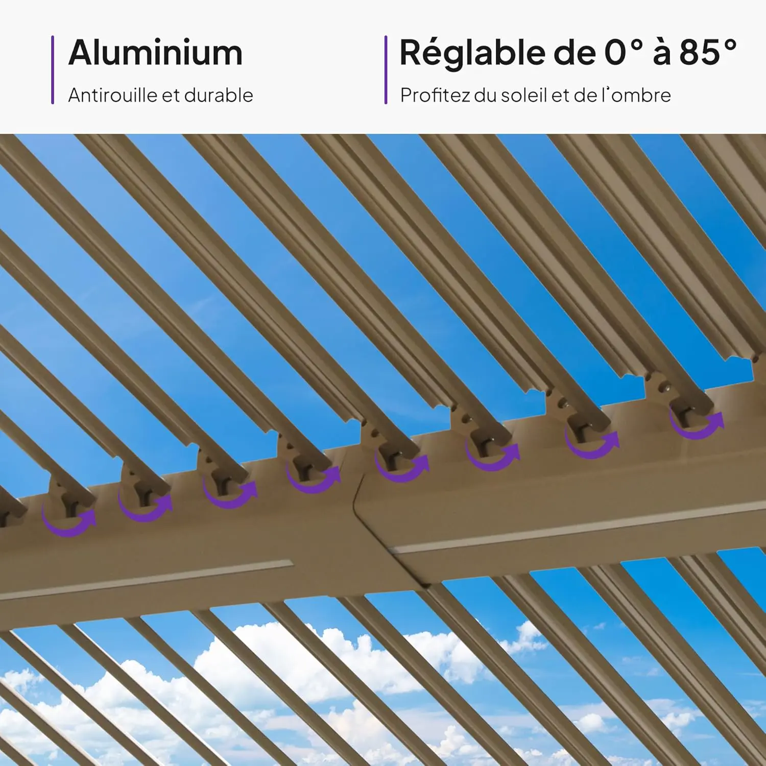 Pergola en aluminium 24 m² vue 9