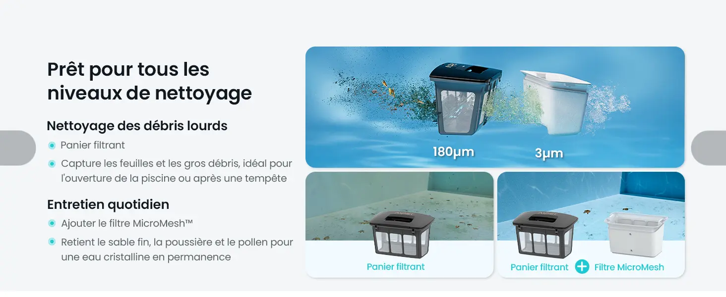 Robot piscine sable 200 m² — contenu détaillé 7