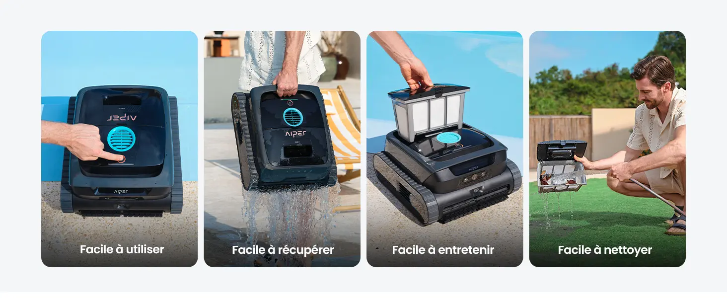 Robot piscine sable 200 m² — contenu détaillé 11