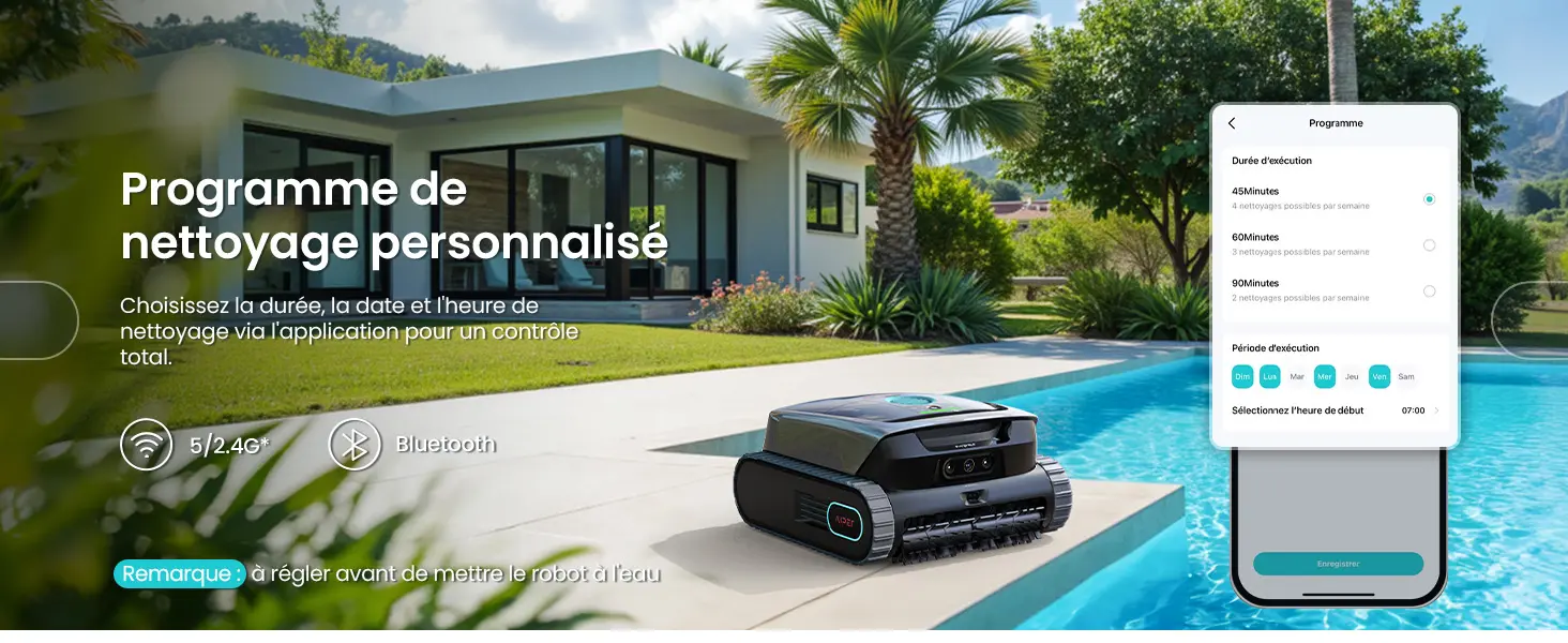 Robot piscine sable 200 m² — contenu détaillé 13