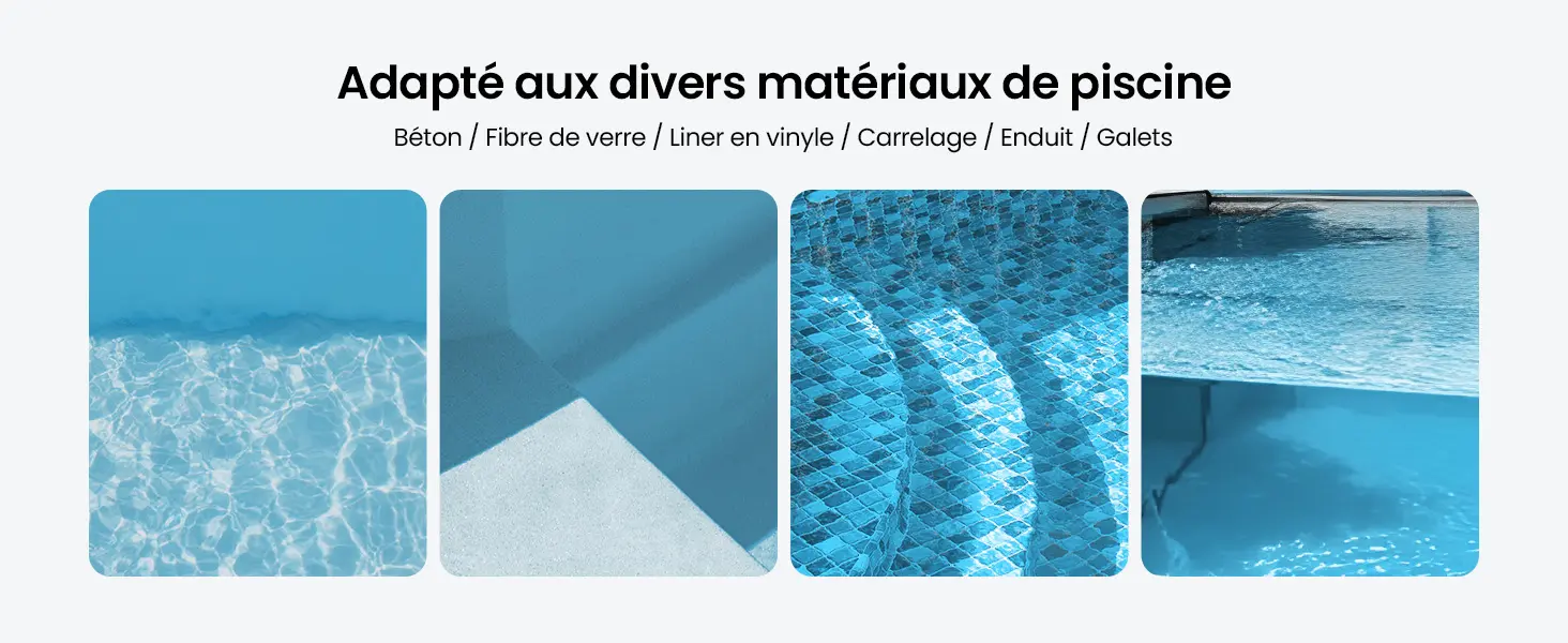 Robot piscine sable 200 m² — contenu détaillé 18