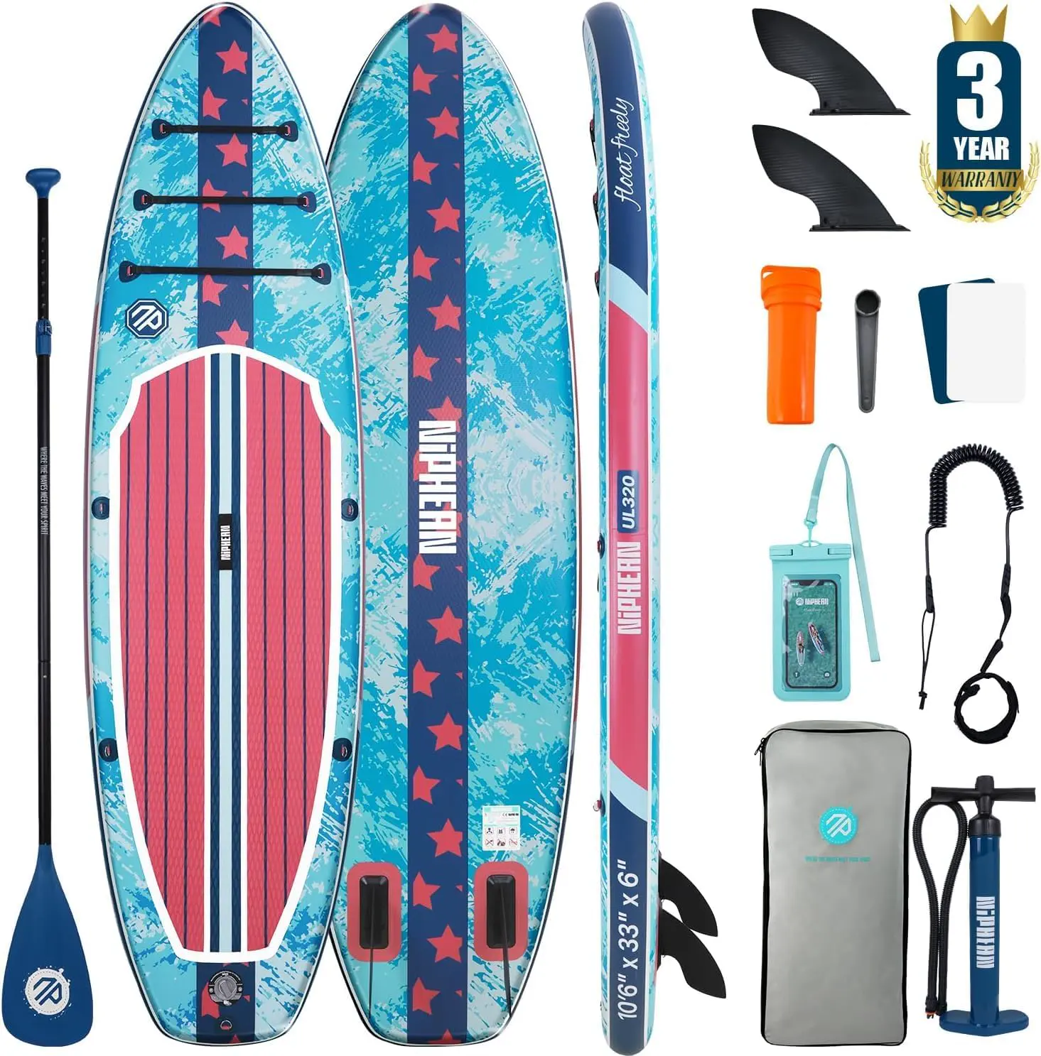 Paddle gonflable Niphean Paddle Gonflable Adulte avec Tous Les… vue 1