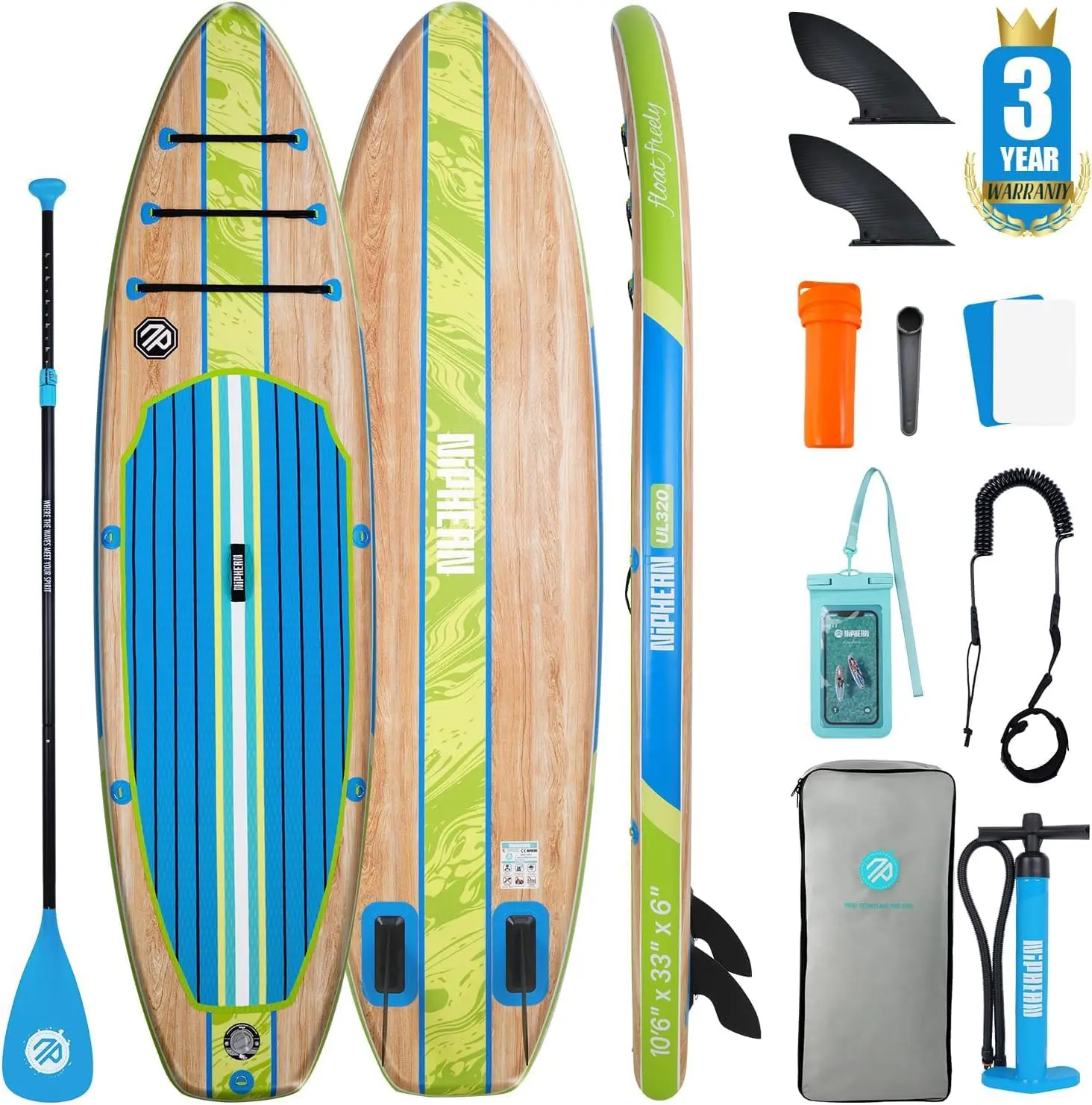 Paddle gonflable Niphean Paddle Gonflable Adulte avec Tous Les… vue 1