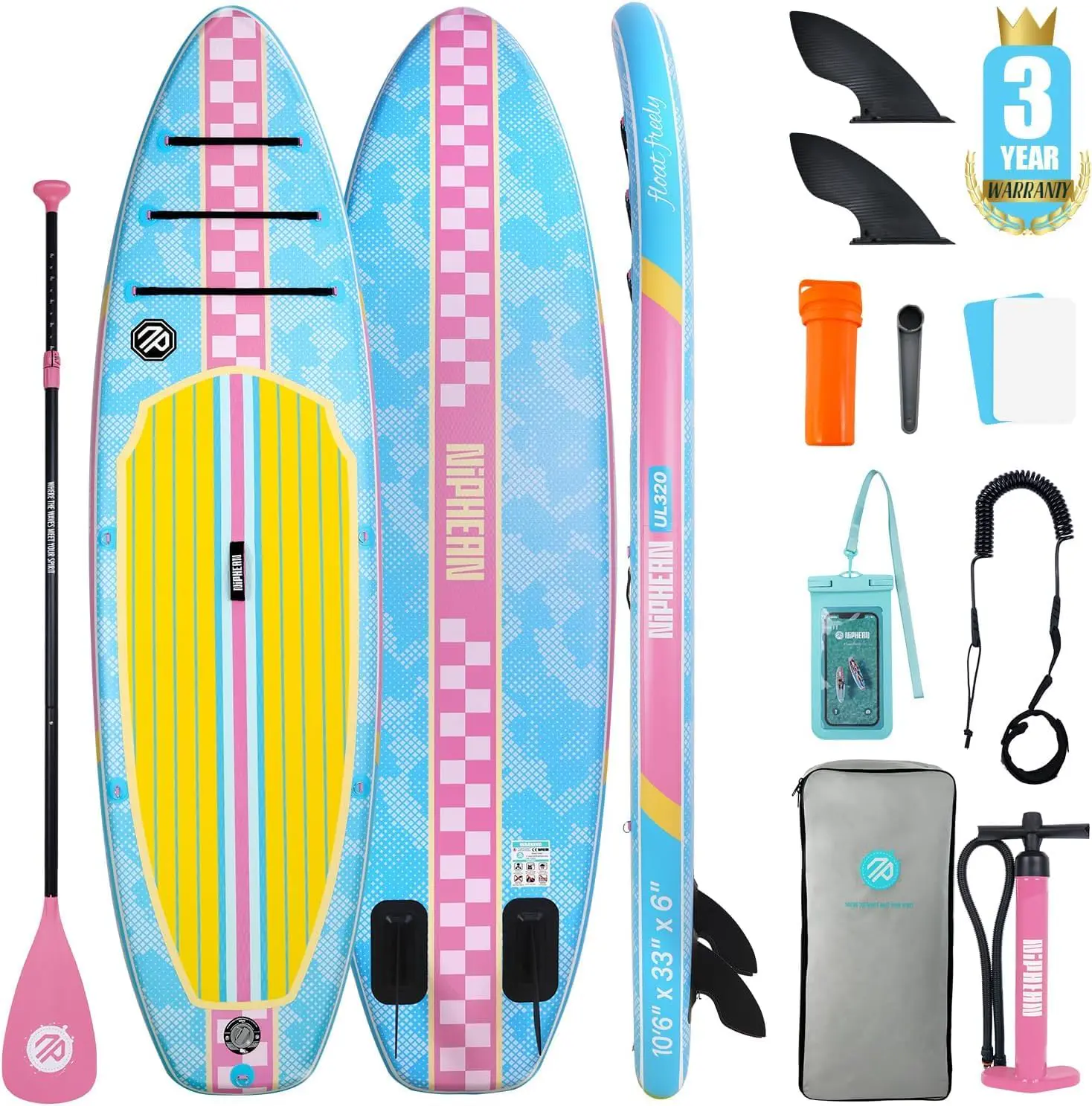 Paddle gonflable Niphean Paddle Gonflable Adulte avec Tous Les… vue 1