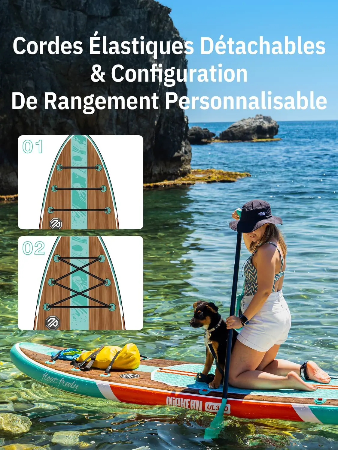 Paddle gonflable Niphean Paddle Gonflable Adulte avec Tous Les… vue 7