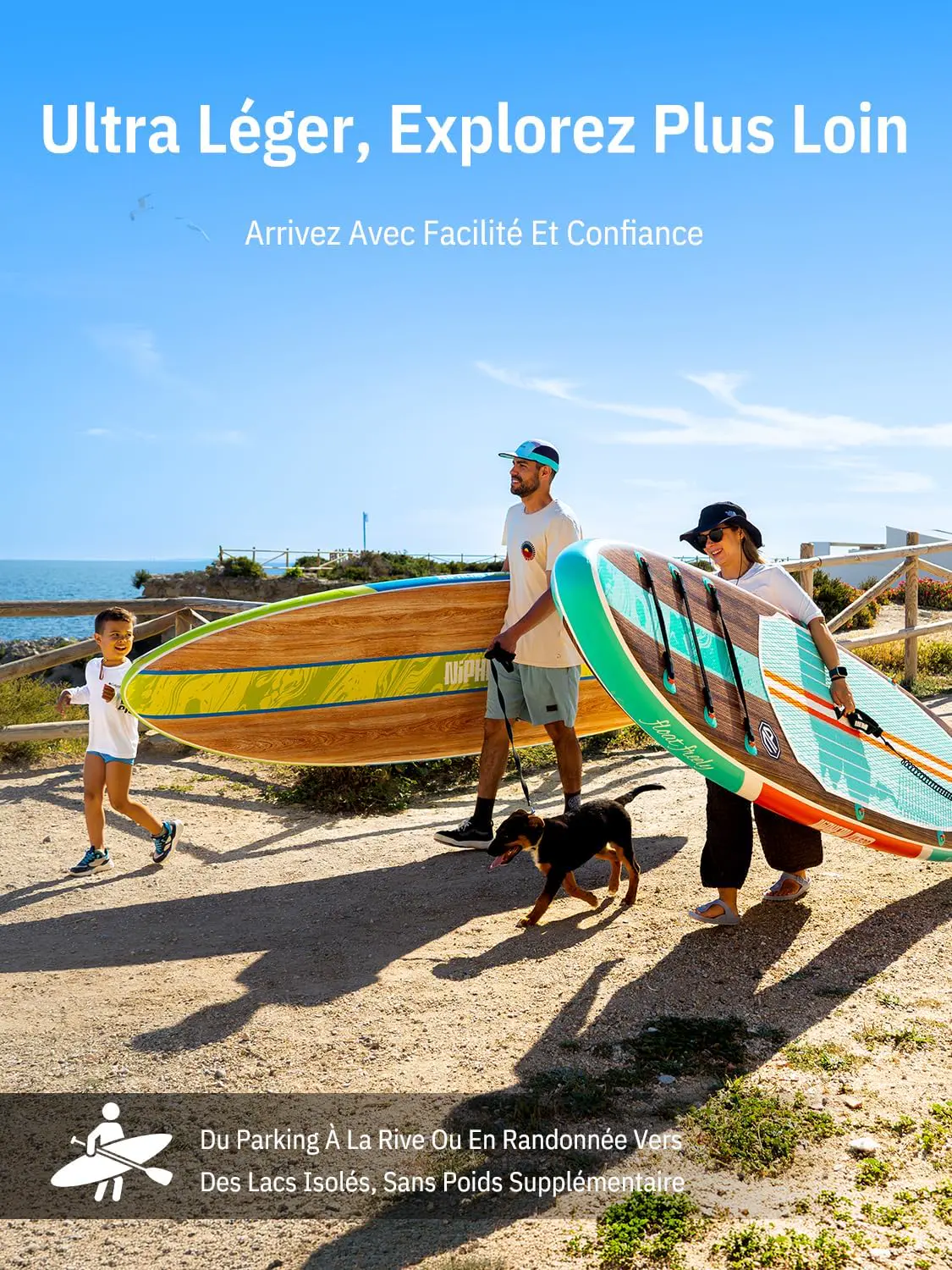 Paddle gonflable Niphean Paddle Gonflable Adulte avec Tous Les… vue 3