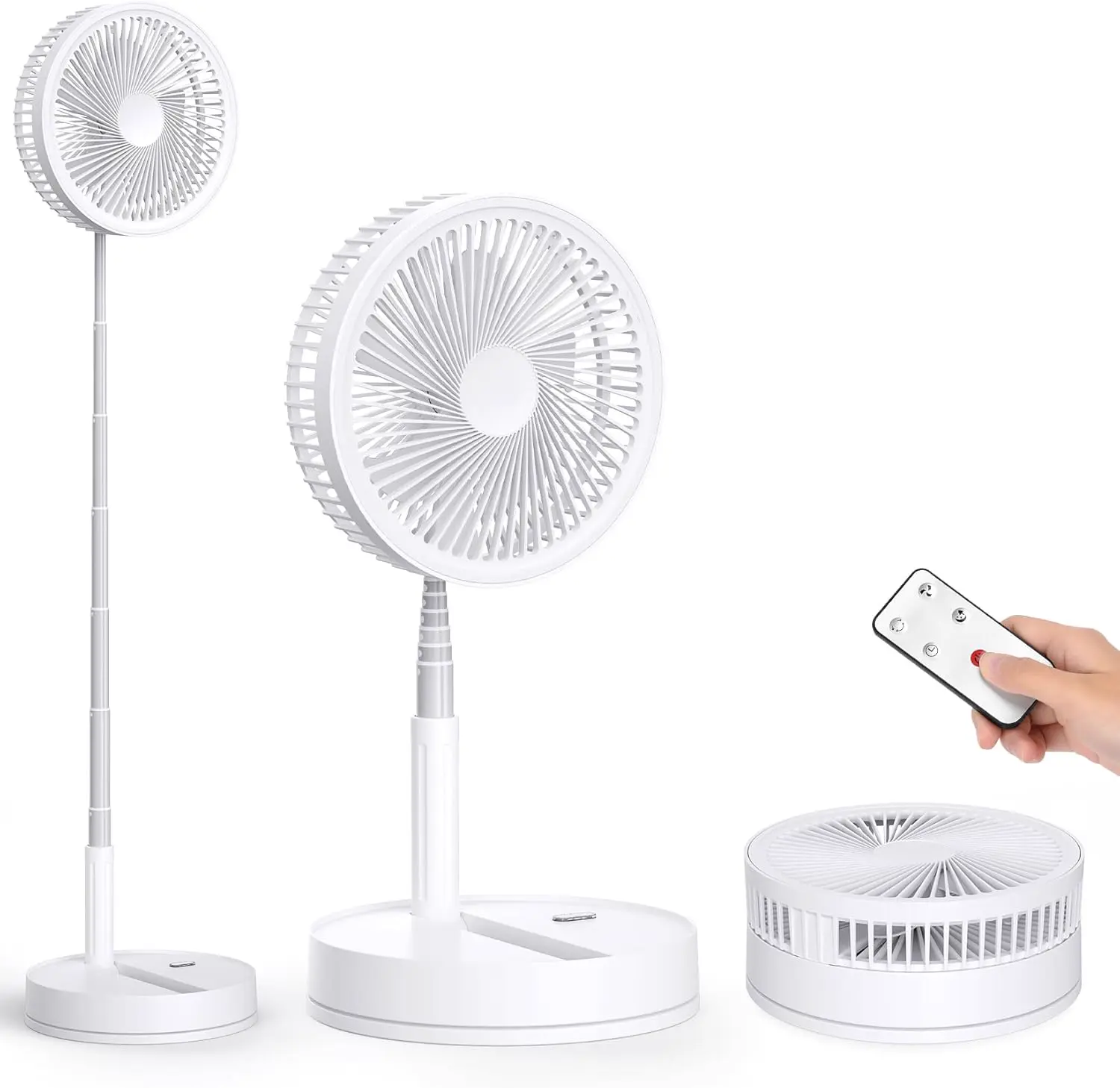 Oscillant Ventilateur sur Pied Silencieux avec Télécommande