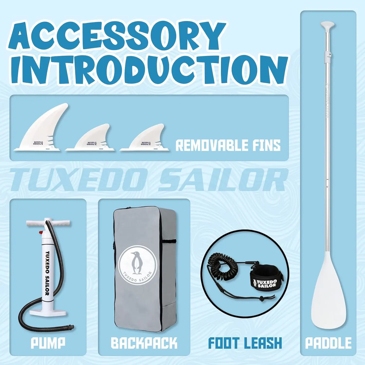 Paddle gonflable Tuxedo Sailor Paddle Gonflable Adulte vue 4