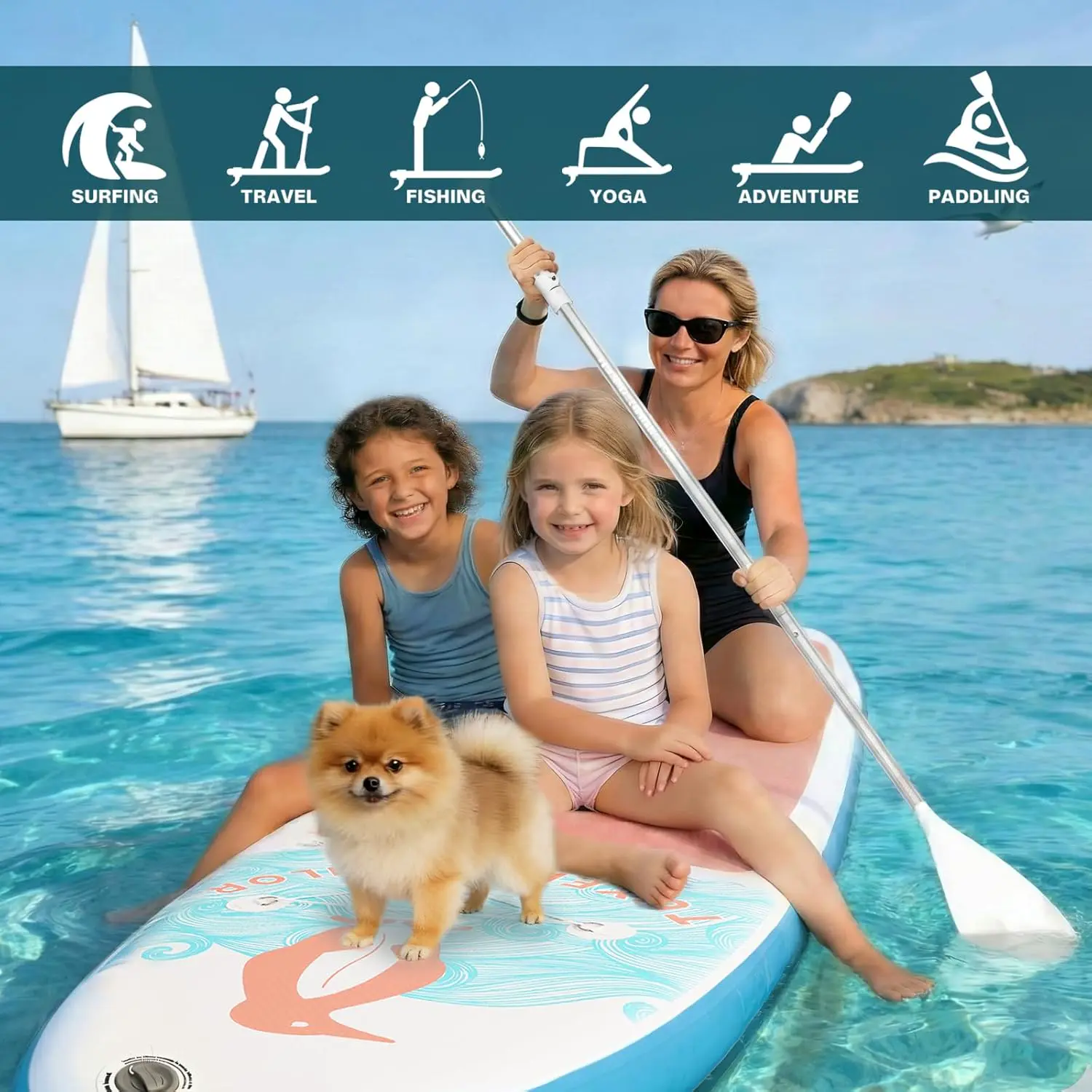 Paddle gonflable Tuxedo Sailor Paddle Gonflable Adulte vue 7