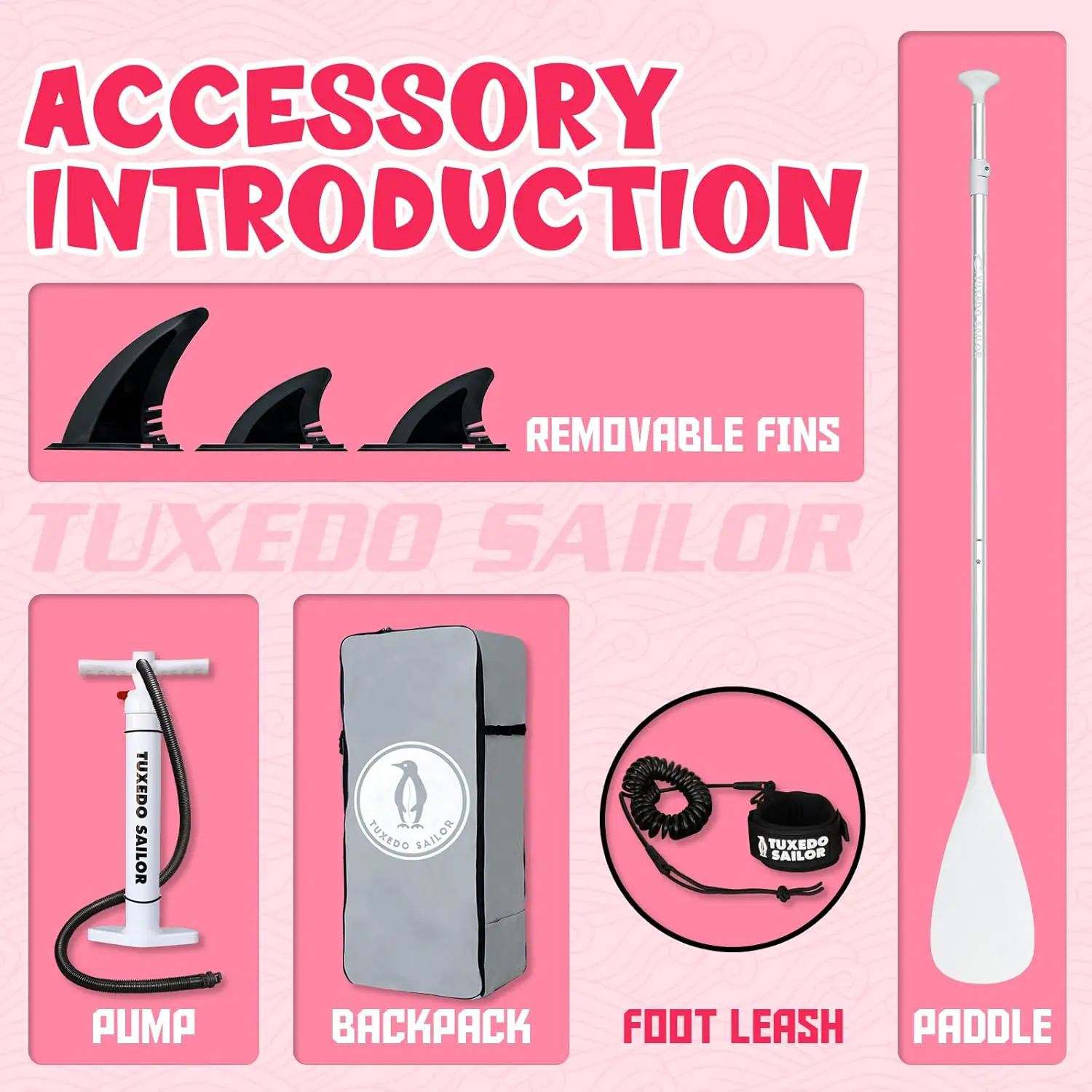 Paddle gonflable Tuxedo Sailor Paddle Gonflable Adulte vue 4