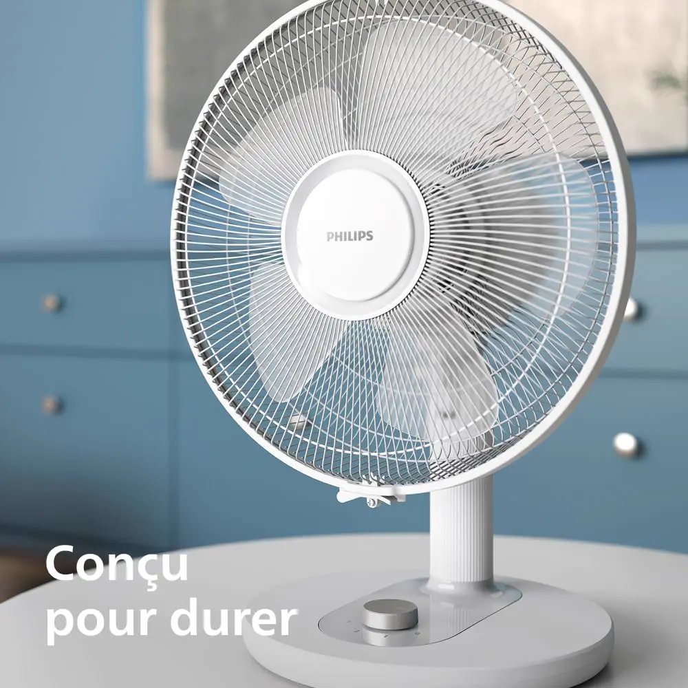 Ventilateur blanc vue 7