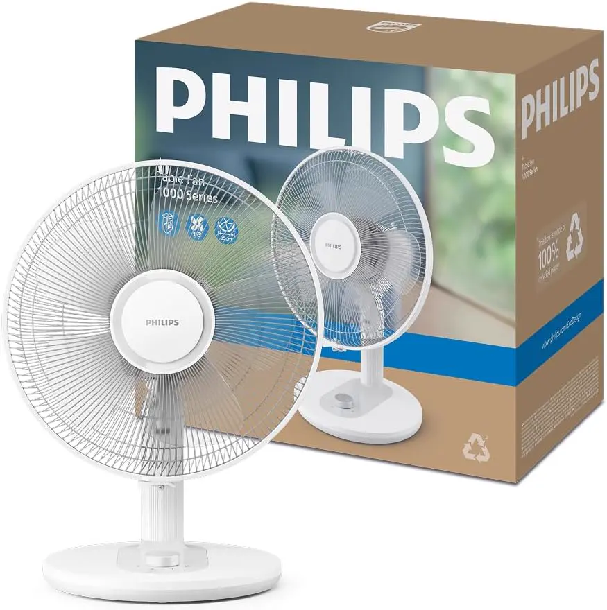 Ventilateur blanc vue 9