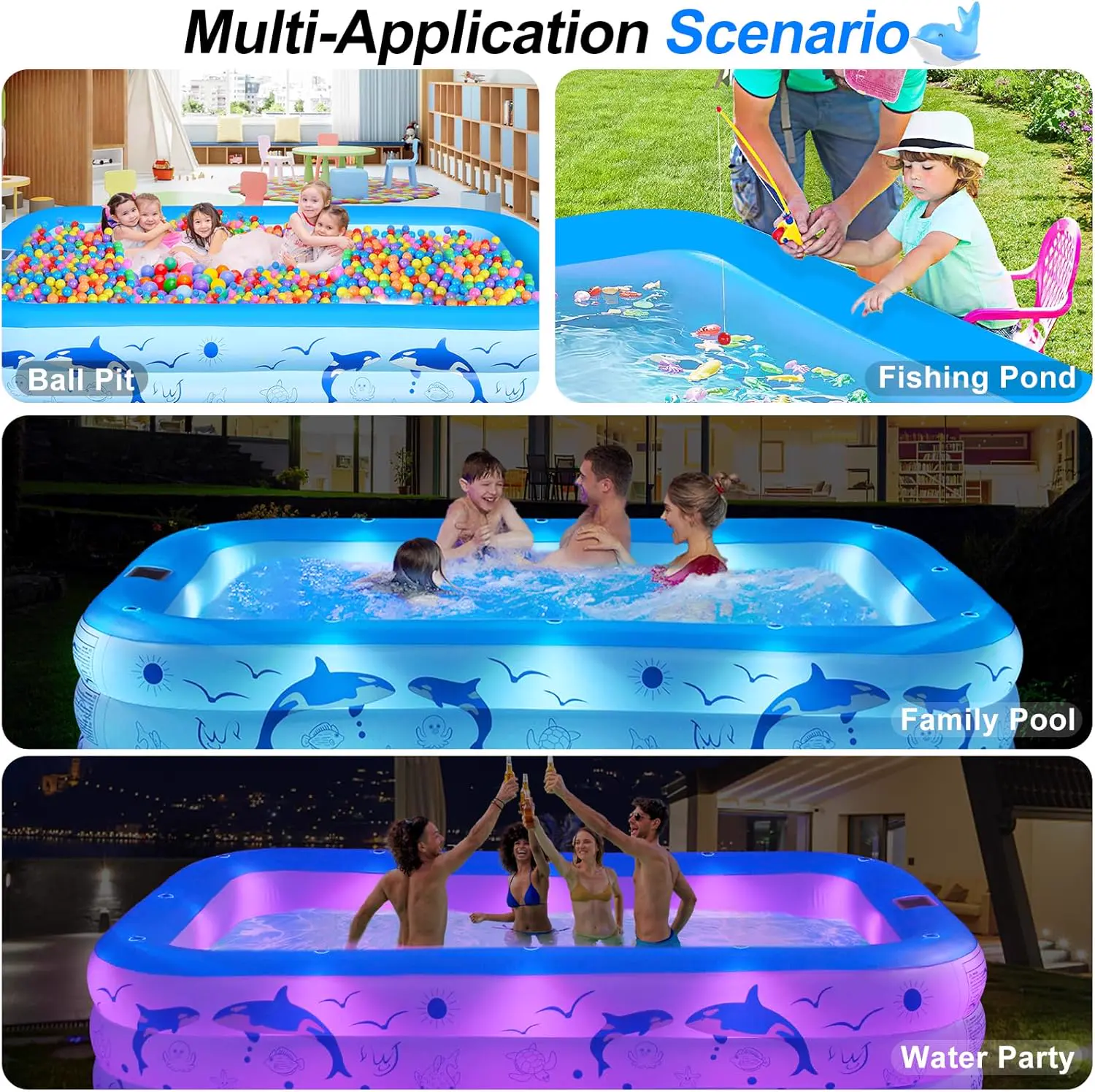 Piscine hors sol 150 × 55 cm vue 7