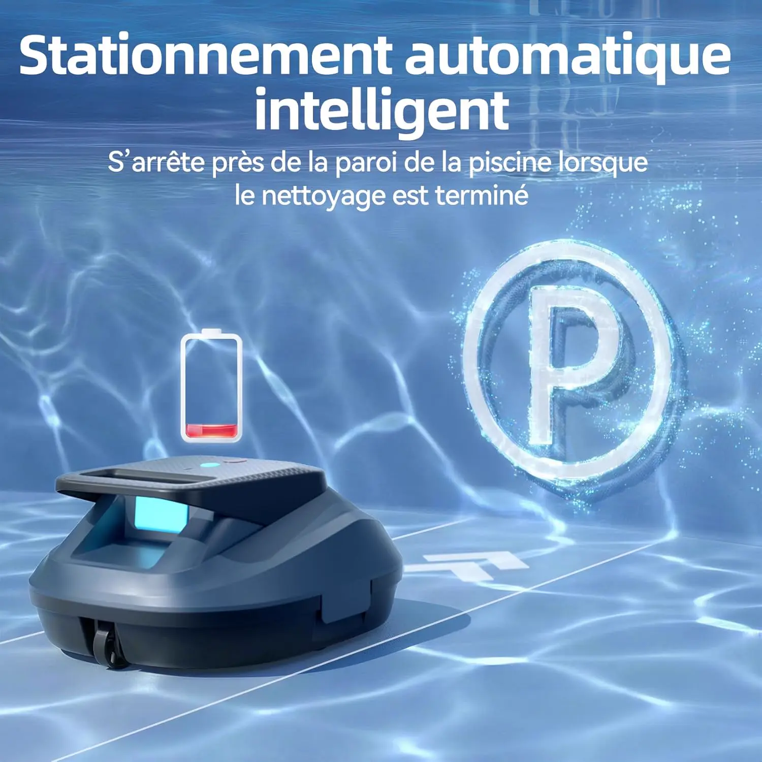 Robot piscine 120 m² vue 6